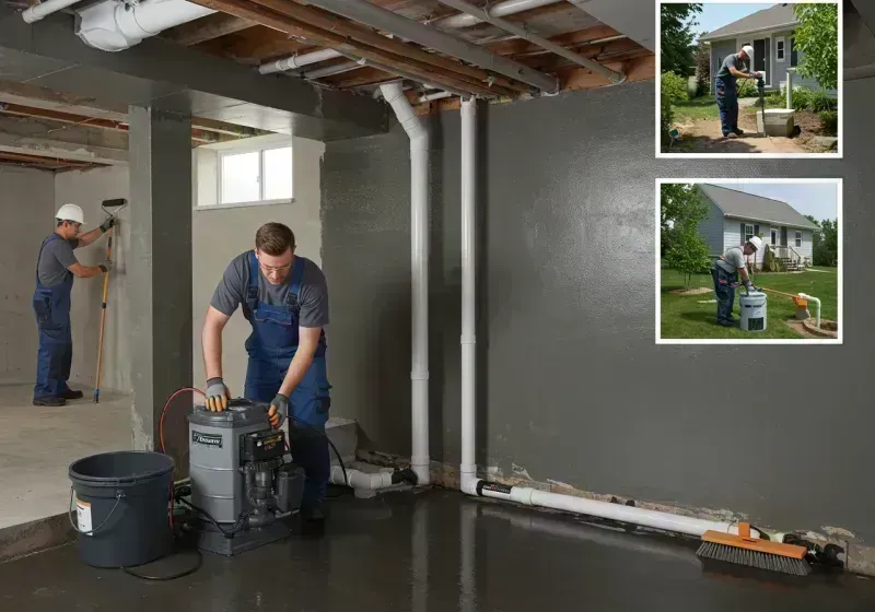 Basement Waterproofing and Flood Prevention process in Sikeston, MO